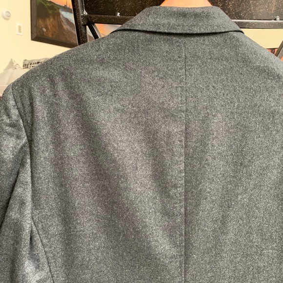 VINTAGE FENDI 100% CASHMERE men’s grey jacket MINT - Picture 10 of 15